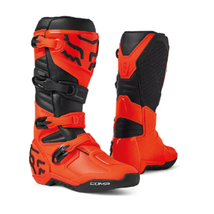 Botas Moto Comp Naranjo Fox