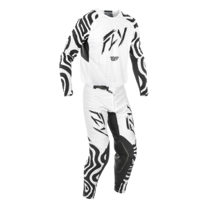 TRAJE FLY RACING EVO DST LE ABYSS WHT/BLK 2025