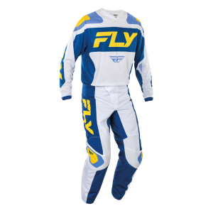 TRAJE FLY RACING F-16  WHITE//DARK BLUE//YELLOW 2025