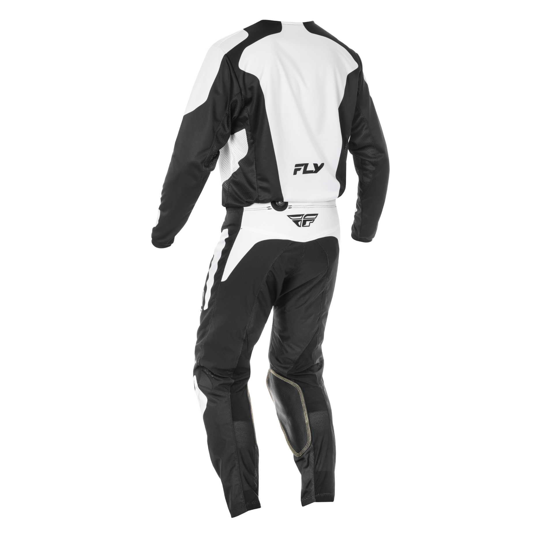 TRAJE FLY RACING KINETIC SYM BLACK//WHITE 2025 - Imagen 2