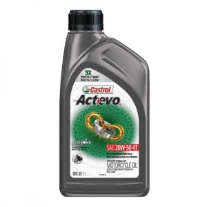Aceite 20w50 Actevo 4t Castrol Semisintético 1LT.