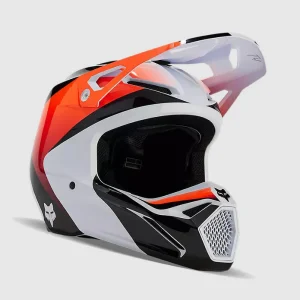 Casco Fox V1 Streak Blanco/Naranjo