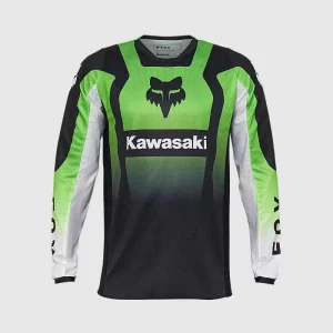 Jersey Moto Fox 180 Kawasaki Verde