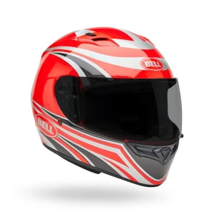 Casco Moto Qualifier Conduit Rojo/Plateado Bell