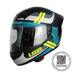 CASCO LS2 FF352 EVO ZENNA BLK/YELLOW