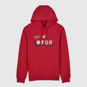Poleron Lifestyle Fox x Honda Rojo