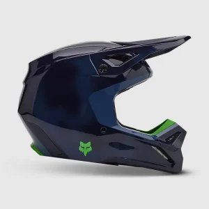 Casco Fox V1 Taunt Azul Marino/Verde