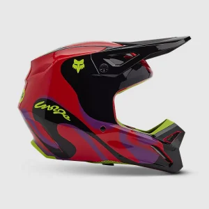 Casco Fox V1 Emotion Rojo