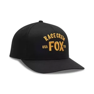 Jockey Fox Lifestyle Snapback Slogan Negro