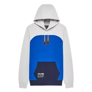 Poleron Lifestyle Fracture Azul/Gris