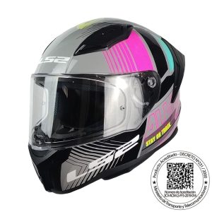 CASCO LS2 FF810 VIGO SHIFT GRIS ROSA