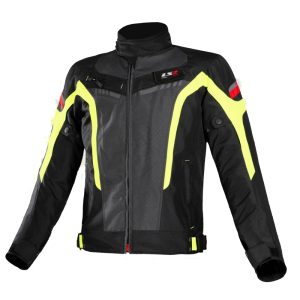Chaqueta LS2 Wolf Negro Amarillo